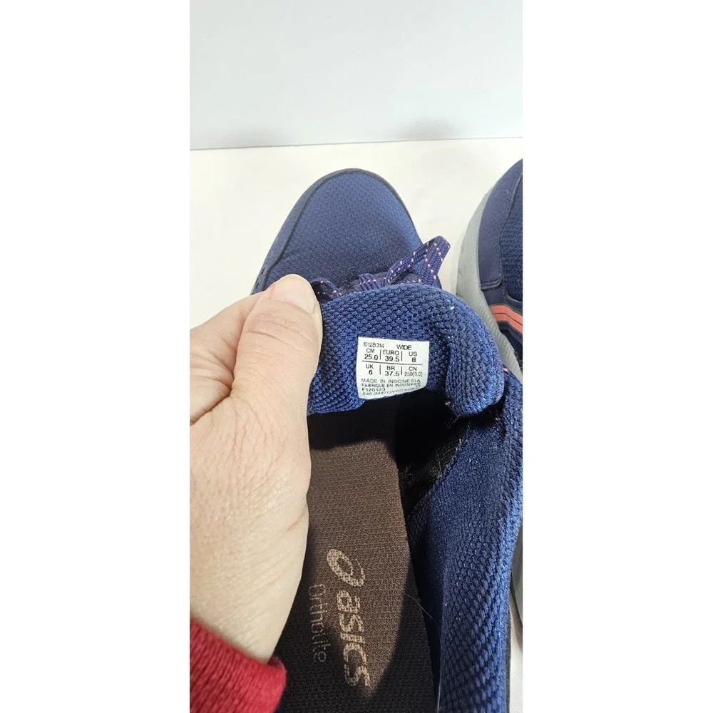 ASICS Gel-Venture 9 Women's sz 8 Trail Running Shoes Wide 1012B314 Indigo Blue‎